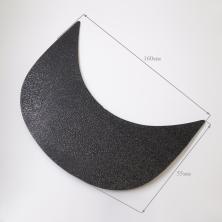 Козырек пластиковый 160*55мм черный