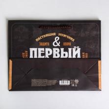 Пакет ламинат 23*18*8см "Первый во всем" арт.6582750