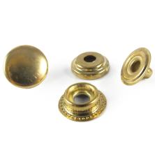 Кнопка кольцо 15мм золото