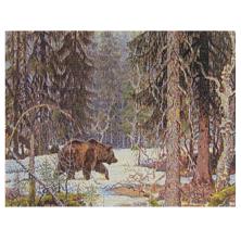 "Медведь в лесу" 25*35см арт.70484GD Картина стразами