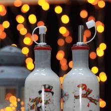 Набор для соусов "Снеговик со зверятами" 250мл 12,5*6*19см 2 предмета арт.6249567