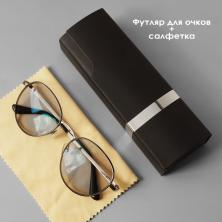 Футляр д/очков PK-F021 черный/беж.