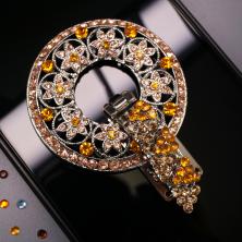 Застежка шубная со стразами арт.ФУ-2351