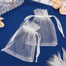 Мешочек органза  7*9см арт.1716475 кремовый