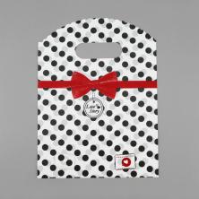 Пакет п/э с вырубной ручкой 19*15см арт.SF-7360 микс-62