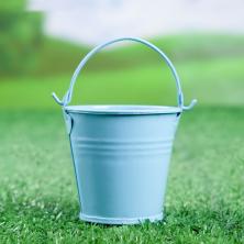 Кашпо Ведро  5,5*5,5*4см арт.3924624 голубой