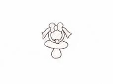 Штамп фотополимер "Соска" 1,6*2см арт.07SE-Sm004