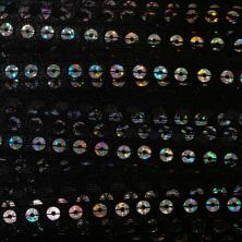 Кружево капрон  23мм с пайетками арт.SD-05 черный