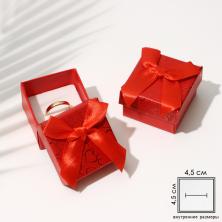 Коробка под кольцо 5*5*3см 
