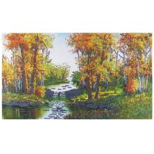 8408 "Уж небо осенью дышало" Рисунок на ткани "Конек" 25*45см