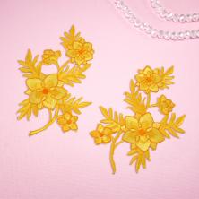 Термоаппликация "Цветы"  80*110мм арт.5638