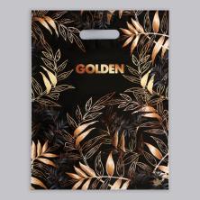 Пакет п/э с вырубной ручкой 40*31см "Золотой лес" 30мкм арт.7669474