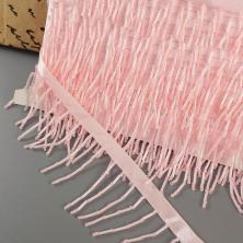 Тесьма-бахрома с бисером 40мм арт.103