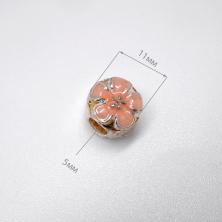 Бусины металл для "Pandora"  9*11мм с эмалью арт.PN-C171