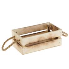 Ящик двухреечный ручка-шнур 24,5*13,5*9см арт.2219802 обожженный