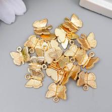 Подвеска "Бабочка" 12*10мм арт.6260215 золото