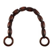 Ручка для сумки дерево 39*3см арт.25-260 т.коричневый