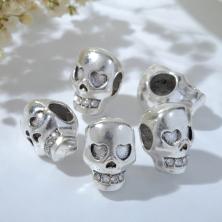 Шармик "Череп" 12*10мм d-5мм арт.7461926 серебро