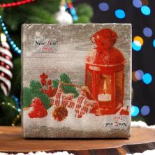 Салфетки бум. 2-х слойные 33*33см 