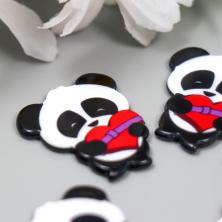 "Панда с сердечком" 25*30мм арт.3752267 микс