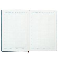 Ежедневник 14,5*21см с карманом для телефона недатированный арт.KS-5103 синий (140л)