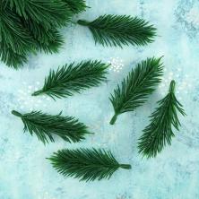 Веточка  7см арт.К37-22 зеленый