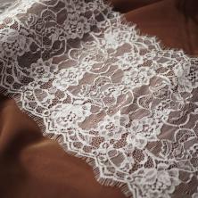 Кружево французское 250мм арт.7820 белый