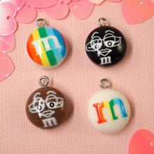 Подвеска акрил "Конфета" 15*20мм арт.ИВ-380 микс