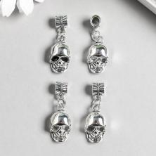 Шармик "Череп" 7*30мм d-4мм 7822757 серебро