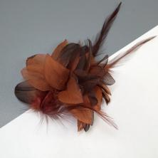 Брошь на булавке и зажиме 