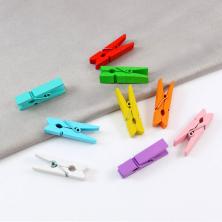 Прищепки 35*7мм арт.ФУ-8329 ассорти (20±1шт)