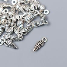 Подвеска "Ракушка" 4*14мм арт.7006379 серебро