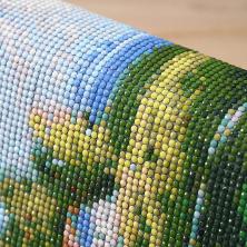 "Натюрморт Яблоки в корзине"45*35см арт. WM4975 Картина стразами