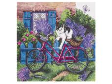 DE/ДЕ-1992 "Полдень в Провансе" Набор для вышивания мулине PANNA 25,5*25,5см