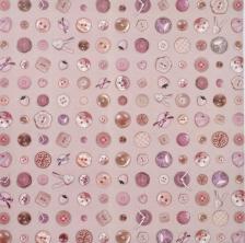 Декупажная карта 29,7*42см "Розовые пуговицы" арт.CH.007608