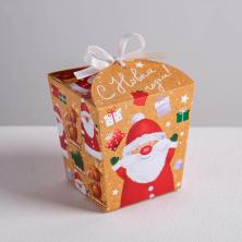 Коробка   8*7,5*6см арт.5036155 "Санта"