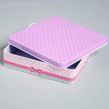 Кристальная мозаика на шкатулке 