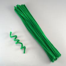 Проволока шенил  0,6*30см т.зеленый
