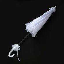 Зонт кружево d65см HS-02-BS  белый