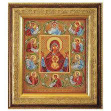 "Кроше" арт.В-477 "Курская Коренная" Набор для вышивания ювелирным бисером 20*23см