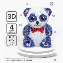 Набор для изготовления игрушки из пайеток "Панда" 13*9см арт.3629303