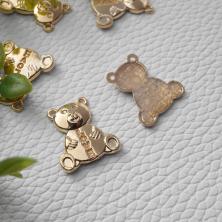 Термоукрашение "Мишка" 18*16мм металл арт.274