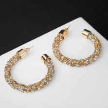 Серьги-кольца d-4,5см 