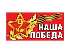 Магнит для авто №06 "Наша Победа" 10*20см