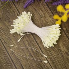 Тычинки 6см d-2,5мм арт.TIC/NSM-1 св.желтый (160шт)