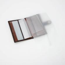 Обложка для автодокументов и паспорта на магните искусст.кожа 135*95мм арт.7154072 коричневый