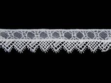 Кружево гипюр  25-32мм арт.CLH-1112 белый