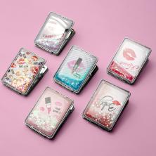 Зеркальце карманное с блестками 