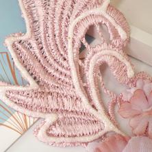 Аппликация кружевная  80*150мм 