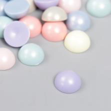 Полубусины "Круг" 12мм арт.ФУ-3323 матовый микс (20гр) (45±2бус)